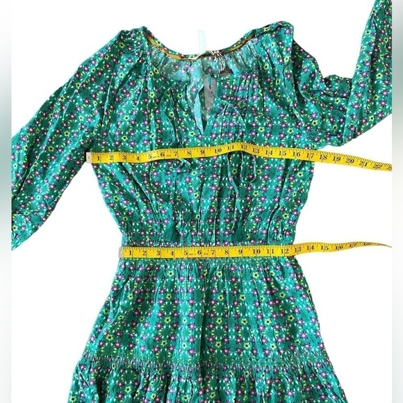 🆕 Matilda Jane Turquoise Geometric Age of Aquarius
Peasant Dress Floral Tassel - Picture 8 of 8